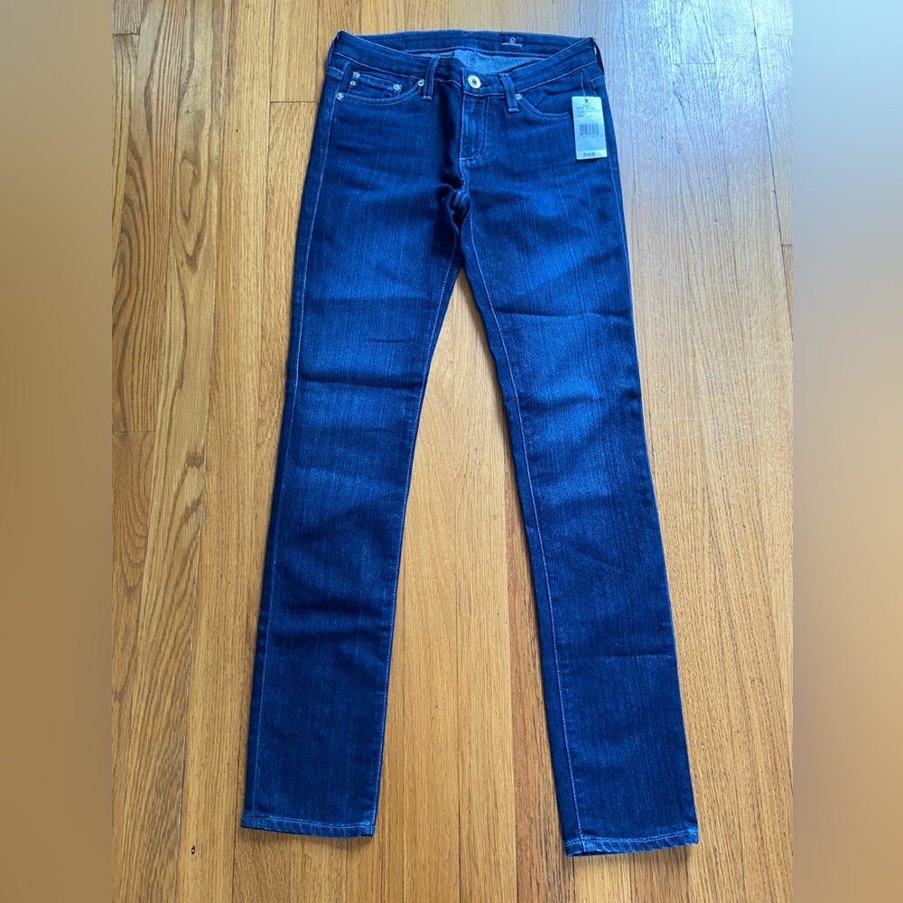 NWT AG Adriano Goldschmied AVA Dark Wash Blue Jeans sz 25
